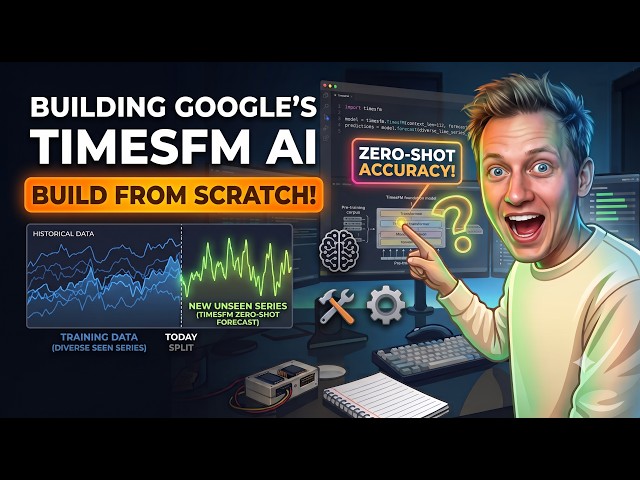 I rebuilt Google's forecasting AI with 200K parameters, TimesFM