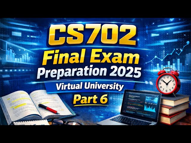 Find shortest Path using Dijikstra | CS702 | MSCS | Virtual university of Pakistan 2025