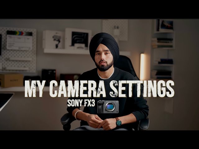 THE EXACT CAMERA SETTINGS I USE FOR EVERY VIDEO | SONY FX3 | GXRINDER