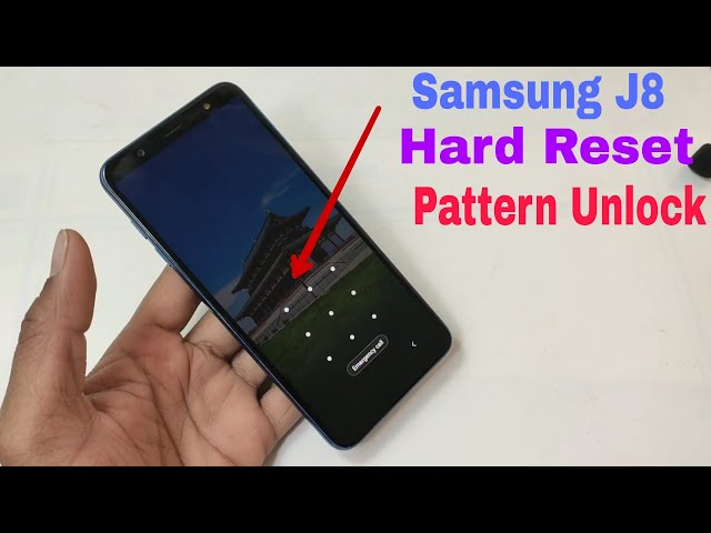 Samsung J8  ( SM-810 ) Hard Reset / Pattern Unlock Without Pc