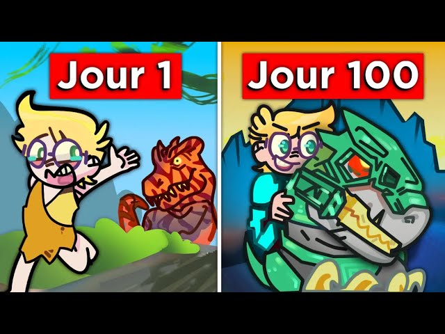Survivre 100 Jours sur ARK Survival... Voilà ce qui s'est passé...