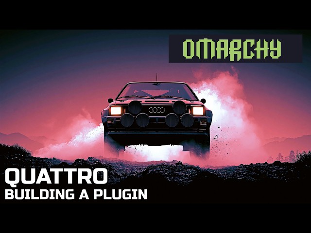Watch Me Build An Omarchy Quattro Plugin in - 12 Minutes, Zero Code