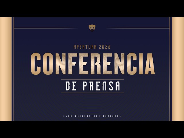 Press Conference | Pumas vs Atlético de San Luis Matchday 10 AP26