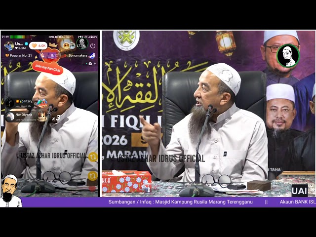 🔴LiveUAI 18/08/2026 Kuliah Maghrib Jemputan - Ustaz Azhar Idrus