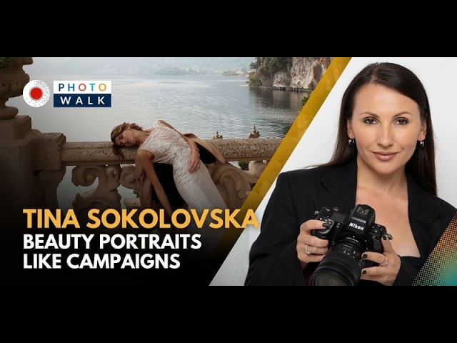 Beauty Portraits Like Campaigns with Photographer Tina Sokolovska | Live Photography Demo