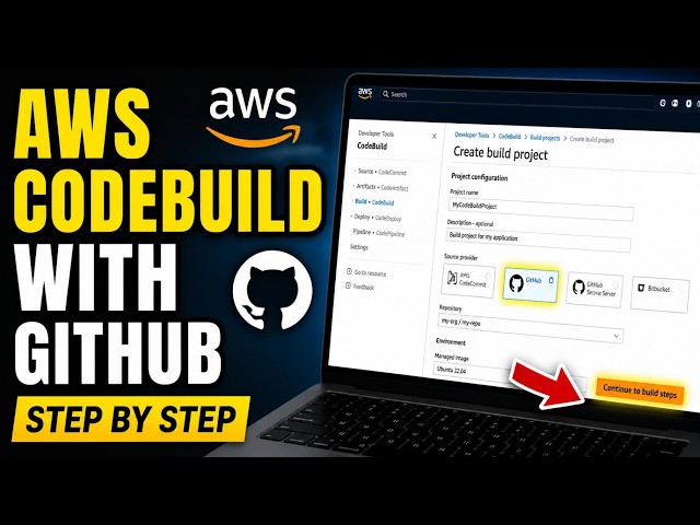 How to download and configure AWS CodeBuild with GitHub - Step By Step
