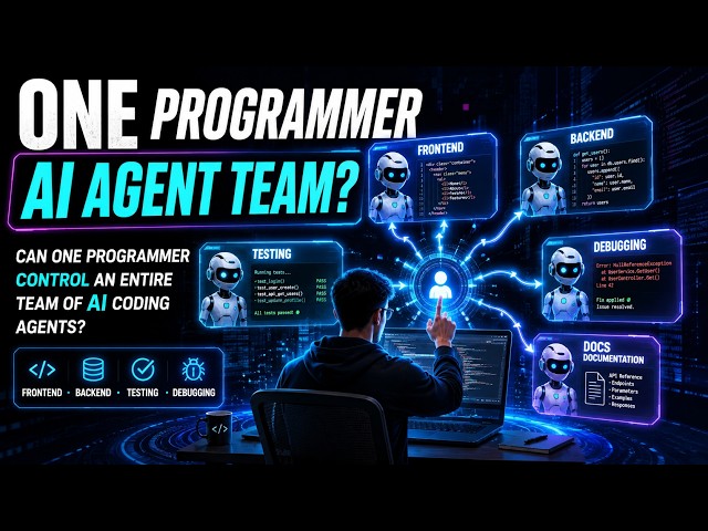 Can One Programmer Control an Entire Team of AI Coding Agents?