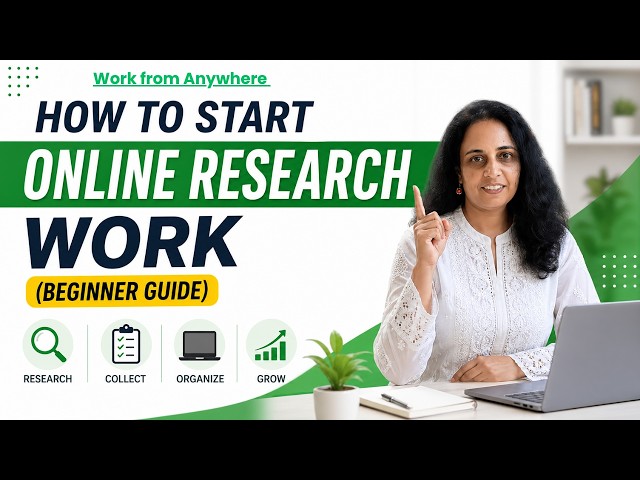 How to Start Online Research Work (Beginner Guide)