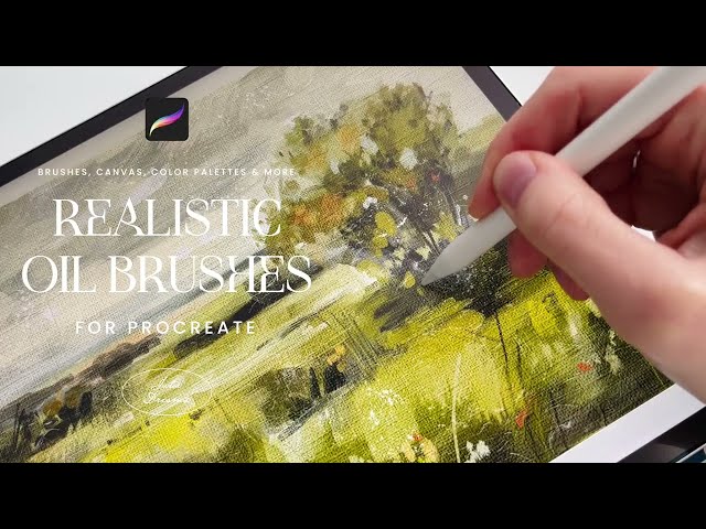 Realistic Oil Brushes for Procreate