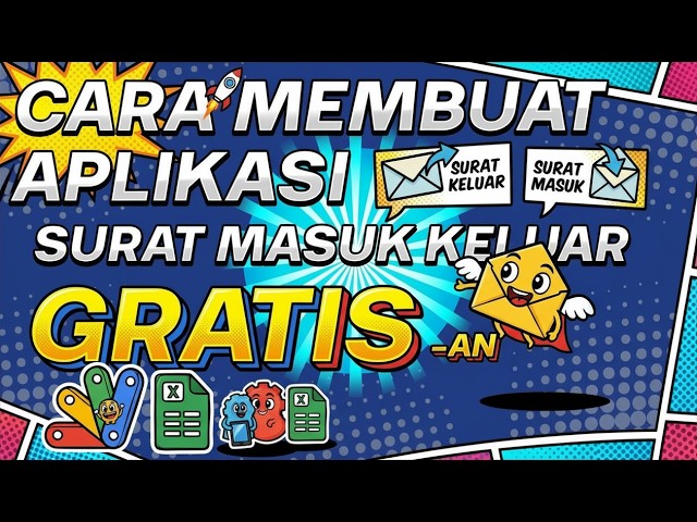 Cara Membuat Aplikasi Surat Masuk & Keluar Digital GRATIS untuk Sekolah | Google Apps Script