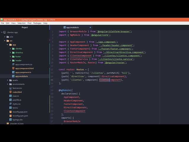 Implementando Rutas en Angular y navegación