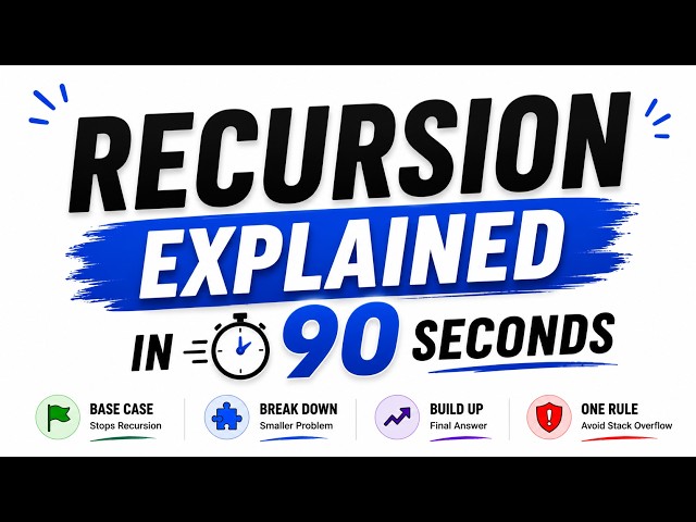 Recursion Explained in 90 Seconds