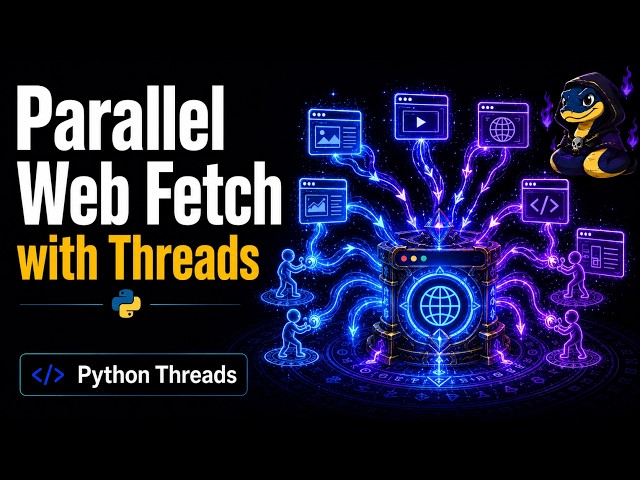 Parallel Web Fetch with Threads in Python