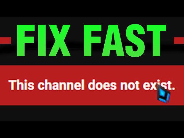 This Channel Does Not Exist Youtube FIX | Problem Solved | 2024