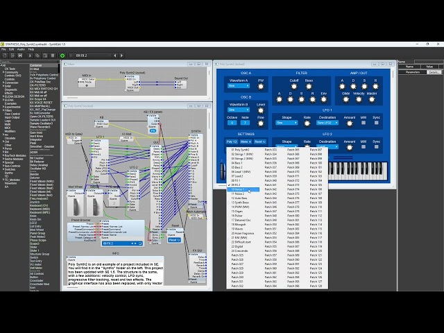 SYNTHEDIT 1.5 - 60 examples free to download