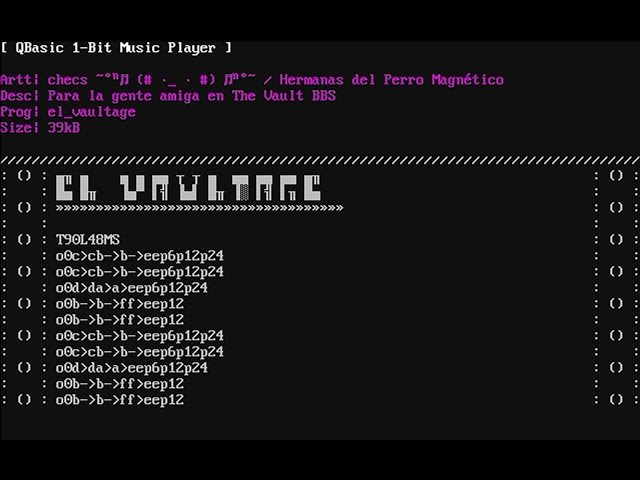 El Vaultage (QuickBASIC music)