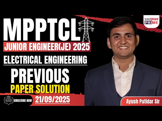 MPPTCL JE 2025 | Electrical Engineering Previous Year Paper Solution | Full Analysis