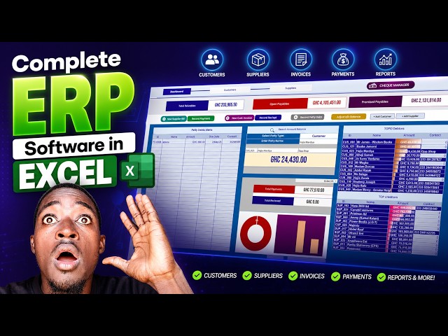 How I Developed a Complete ERP System in Excel