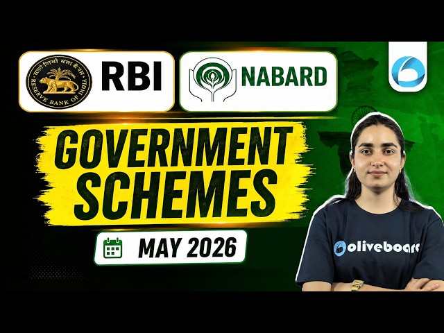 Government Schemes | May 2026 Compilation | RBI Grade B  | NABARD Grade A | SEBI Grade A