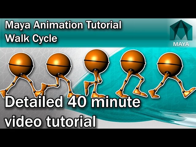 Maya Walk Cycle Tutorial - Complete | Character Animation Tutorial