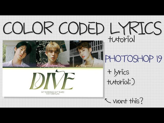 color coded lyrics tutorial (finally) + lyrics tutorial | turn on subtitles!!!!!!!!!!!!