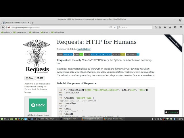Intermediate Python Tutorials - Using the Python Requests library to send HTTP/1.1 requests