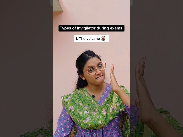 Types of Invigilators During Exams #Relatable Exam Comedy#ytshorts #schoolmemes