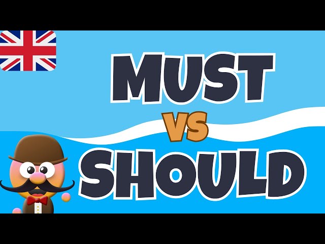 MUST VS SHOULD - INGLÉS PARA NIÑOS CON MR.PEA - ENGLISH FOR KIDS