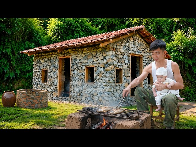 Full video: The journey of a soldier and his child in building a new life from a ruined house.