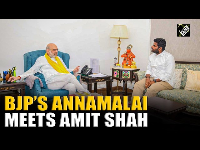 Annamalai BJP Exit Buzz? Former IPS officer meets Amit Shah, Nitin Nabin in Delhi