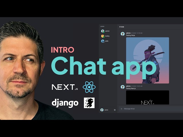 Real-Time Chat app with Next.js and Django Ninja - INTRO