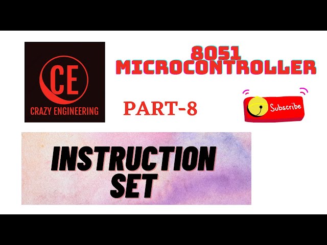 8051 Microcontroller Arithmetic Instruction | Part- 8 | 8051 Instruction Set | 8051 tutorials