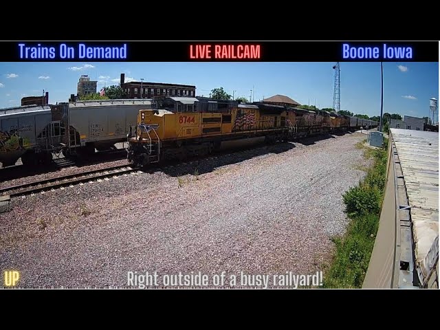 🔴Live Railcam: Boone Iowa - Cam 1 (West) - Trains On Demand