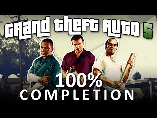 GTA V 100% Completion (Gold Medals) - Full Game Walkthrough (4K 60fps) No Commentary