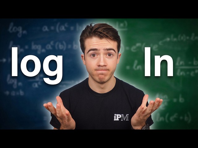 WHAT'S THE DIFFERENCE? Log vs. Ln