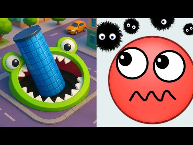 Hole.io VS Hide Ball Gameplay IOS Android