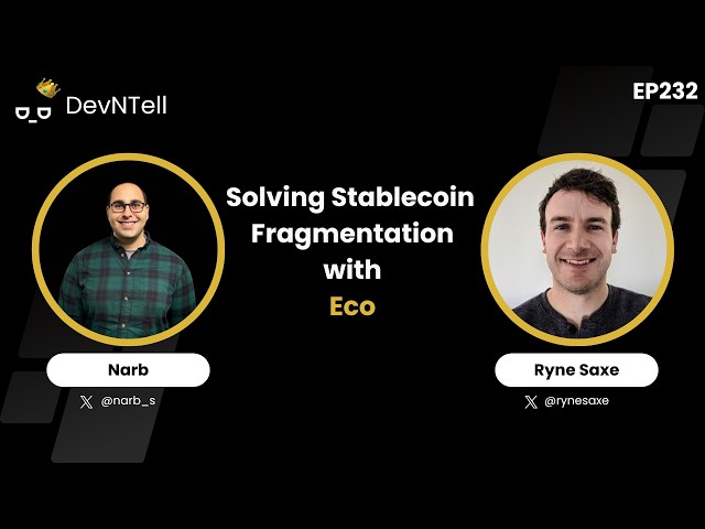 DevNTell - Solving Stablecoin  Fragmentation with Eco