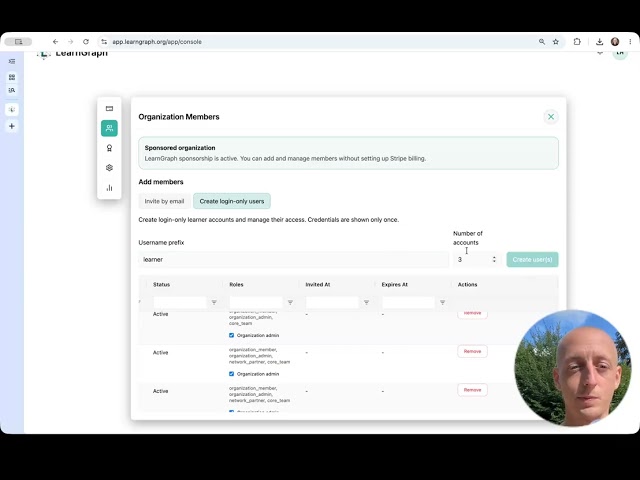 LearnGraph: Member Management Tutorial