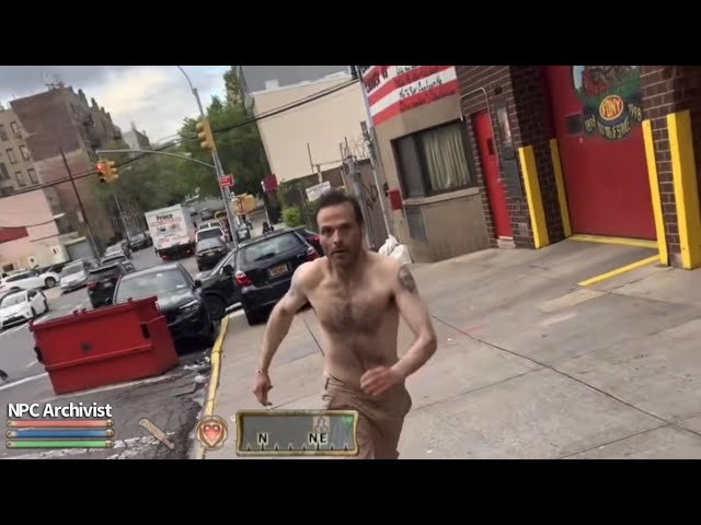 Skooma Addict Fleeing From Invisible Enemies | Oblivion NPC