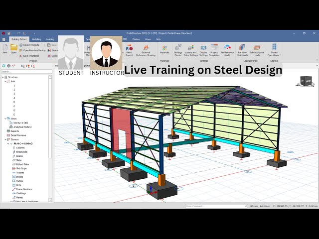 PROTASTRUCTURE LIVE TRAINING ON STEEL STRUCTURAL DESIGN WITH SOFTREASON STUDENT