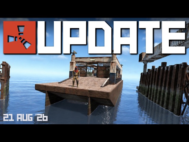 Nexus ferry test, Honey bandage, New render pipeline! | Rust Update 21st August 2026