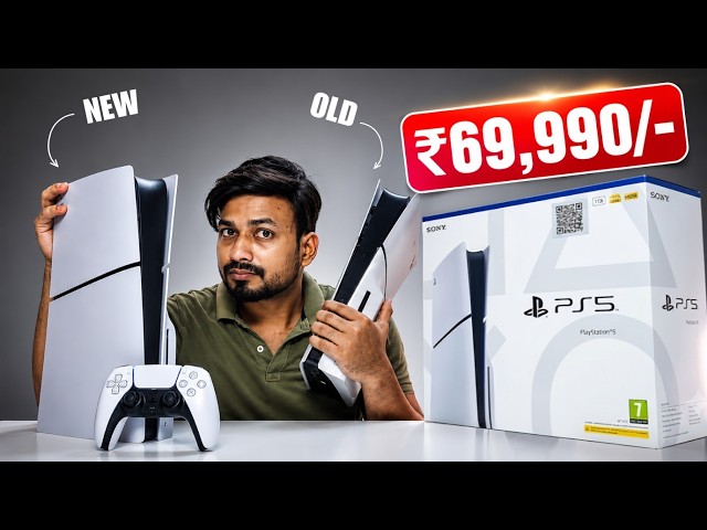 NEW PS5 India Unboxing, Price ₹69,990 – What's Different?