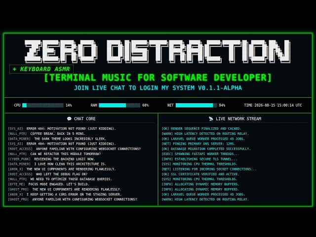 Cyberpunk Debugging Deep Work Music – Flow State