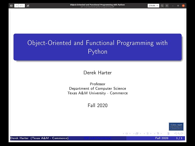 CSci 574 Machine Learning : U01-3 OO and Functional Programming with Python