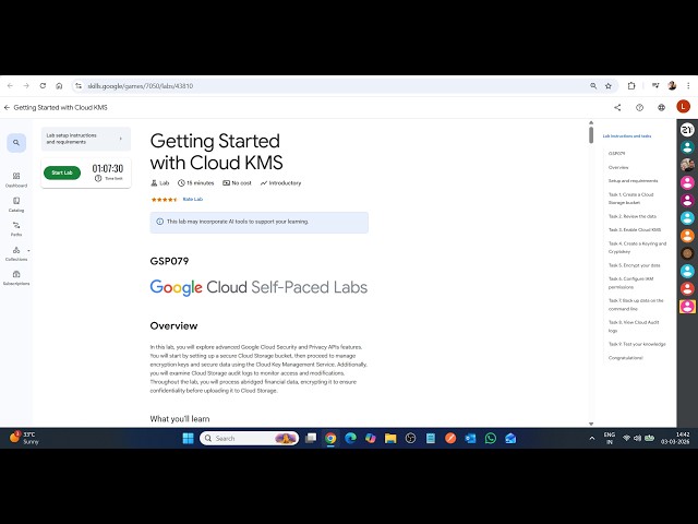 Getting Started with Cloud KMS || Lab Solution || Google Cloud Arcade 2026