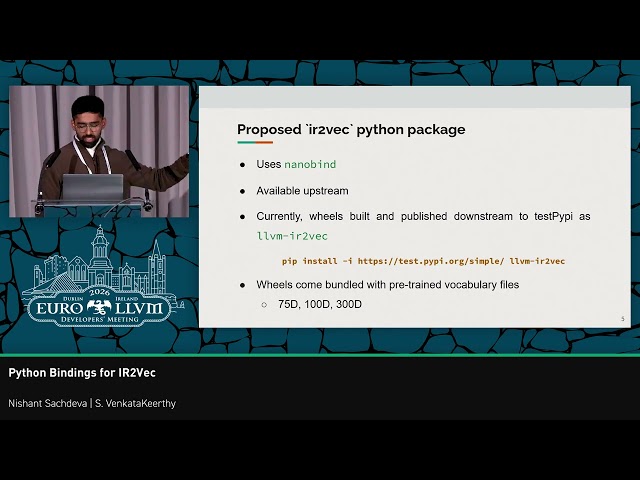 2026 EuroLLVM - Python Bindings for IR2Vec