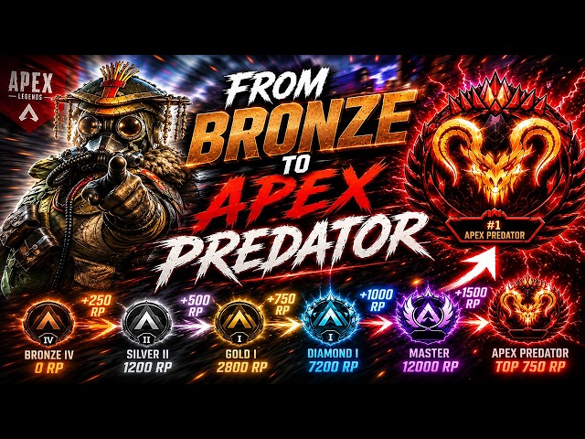 🔴 LIVE | Bronze ➜ Apex Predator | Day 9 | silver 2|  Ranked Live