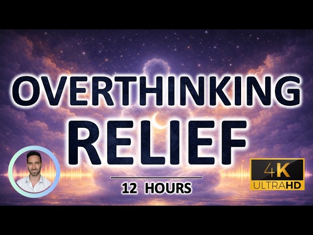 Overthinking Relief | Cortisol Reduction & Nervous System Regulation Sleep Sound | Black Screen