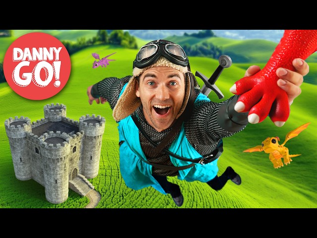 “The BRAVEST Knight!” ⚔️🔥 Medieval Dragon Adventure | Danny Go! Dance Songs for Kids