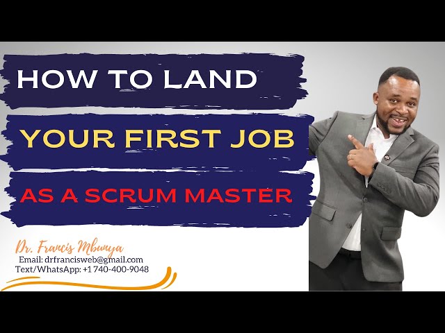 5 Steps to Land Your First Job As a Scrum Master | What to Do & Not Do | Scrum Chatroom